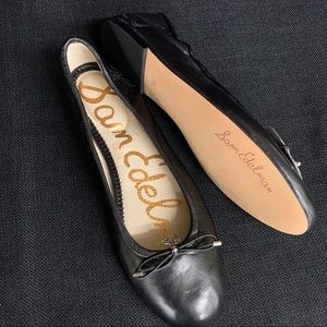 NIB Sam Edelman Black Flats - size 71/2N